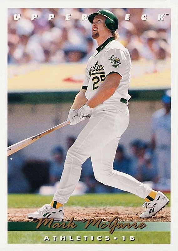 1993 Upper Deck Mark McGwire #566 Baseball Card