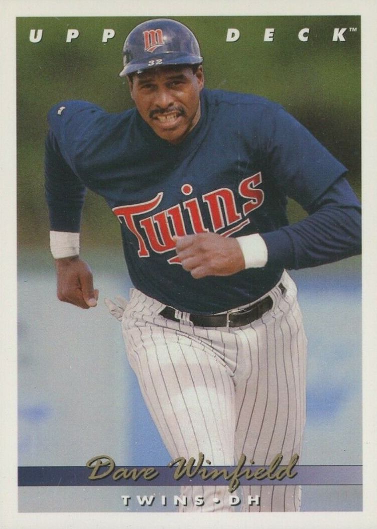 1993 Upper Deck Dave Winfield #786 Baseball Card