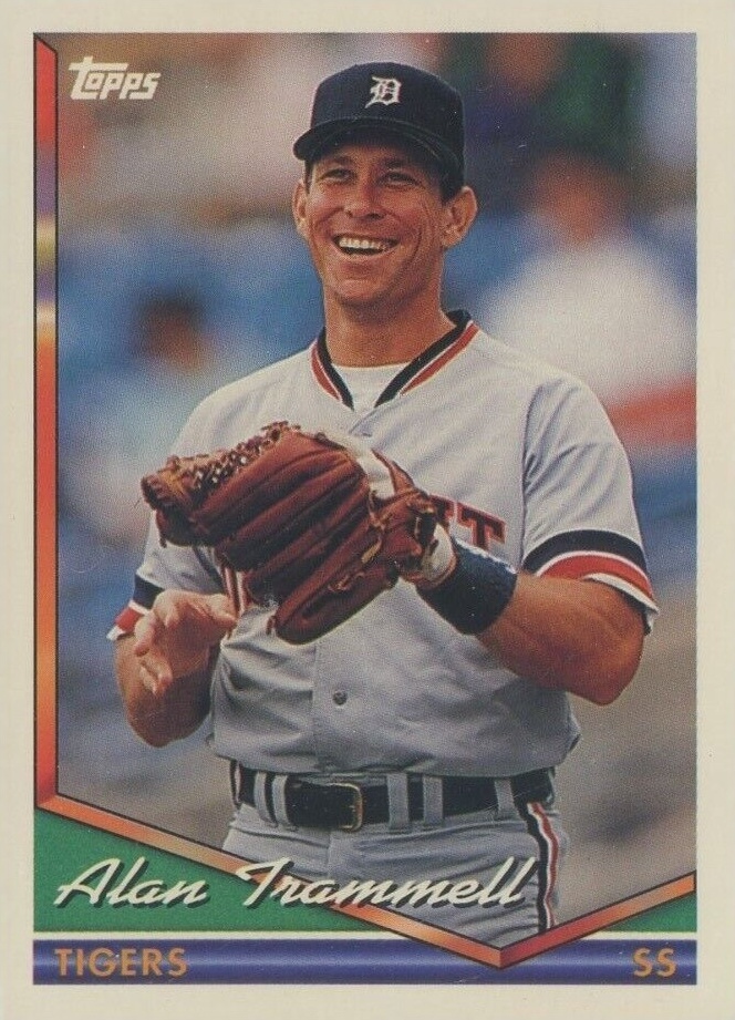 1994 Topps Alan Trammell #75 Baseball Card