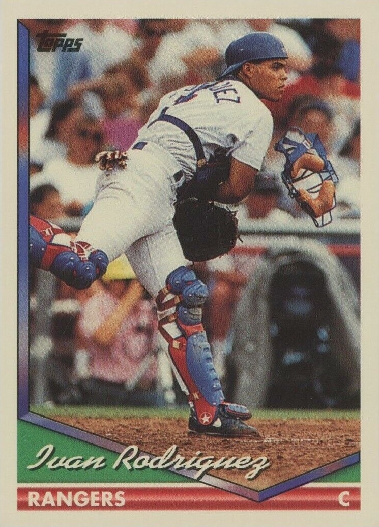 1994 Topps Ivan Rodriguez #165 Baseball Card