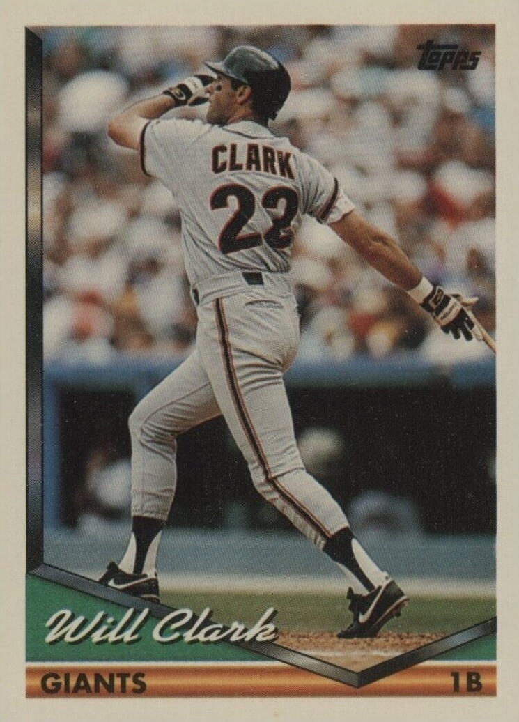 1994 Topps Will Clark #240 Baseball Card