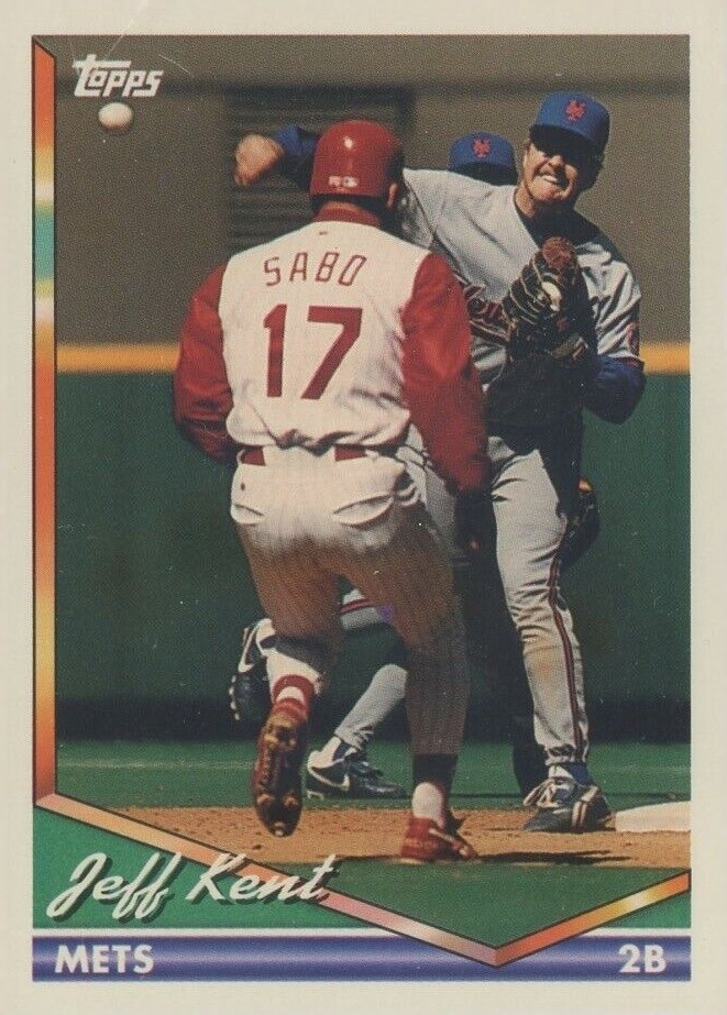 1994 Topps Jeff Kent #424 Baseball Card