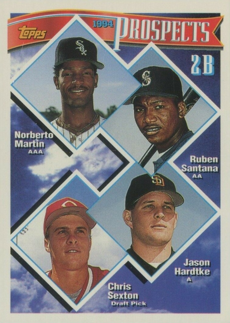 1994 Topps 2B Propspects #527 Baseball Card
