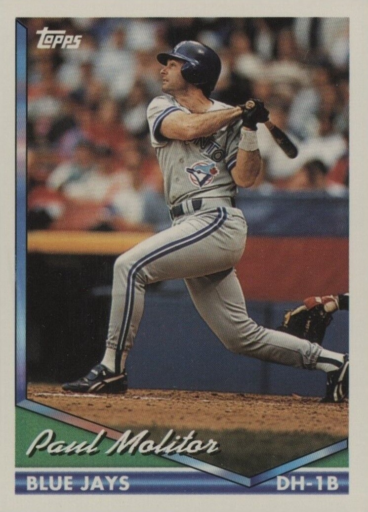 1994 Topps Paul Molitor #540 Baseball Card