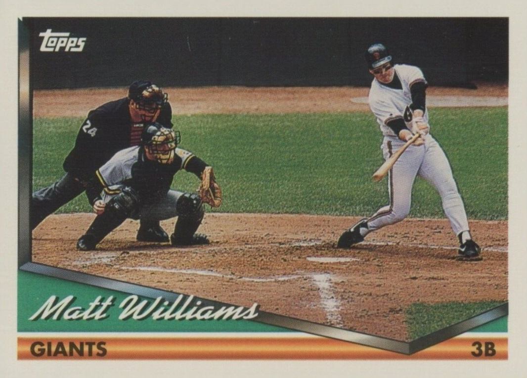 1994 Topps Matt Williams #550 Baseball Card