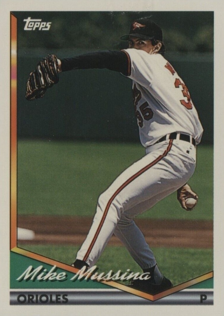 1994 Topps Mike Mussina #598 Baseball Card