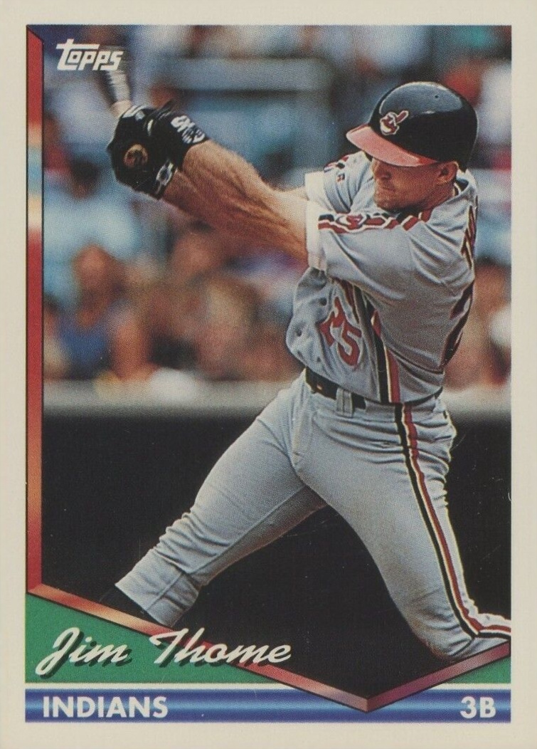 1994 Topps Jim Thome #612 Baseball Card