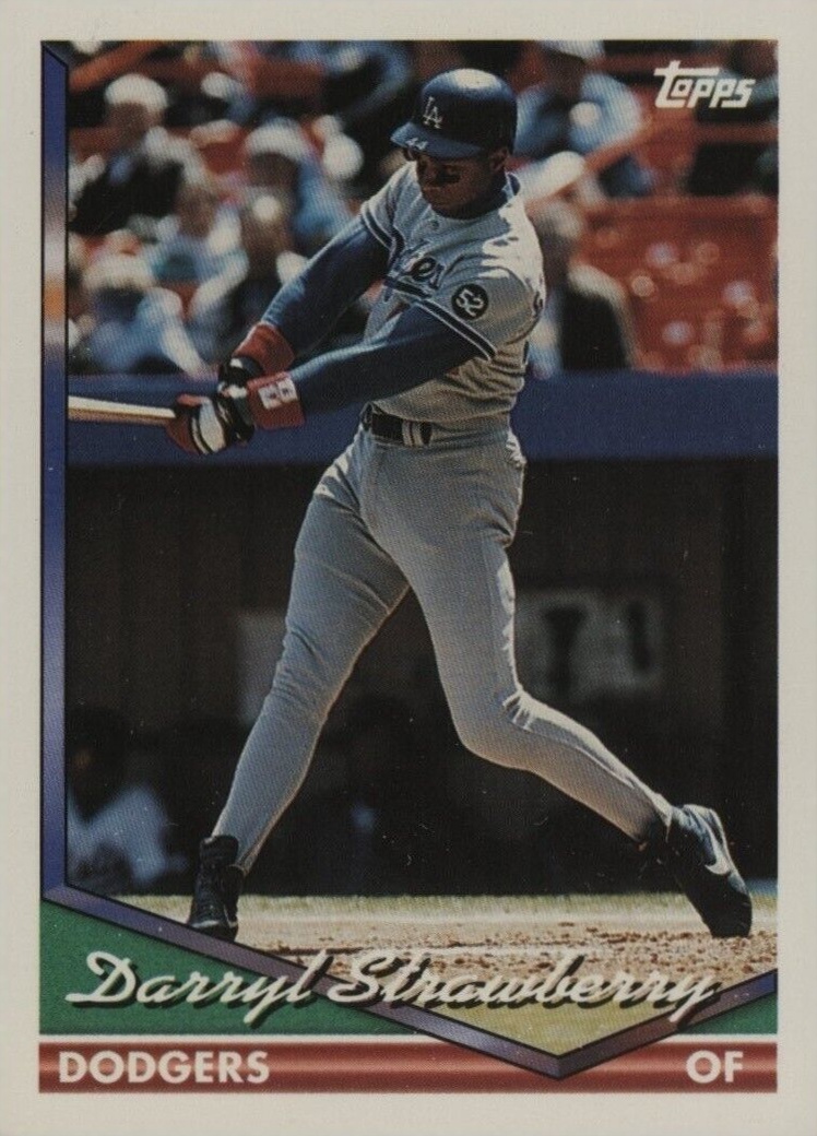1994 Topps Darryl Strawberry #640 Baseball Card