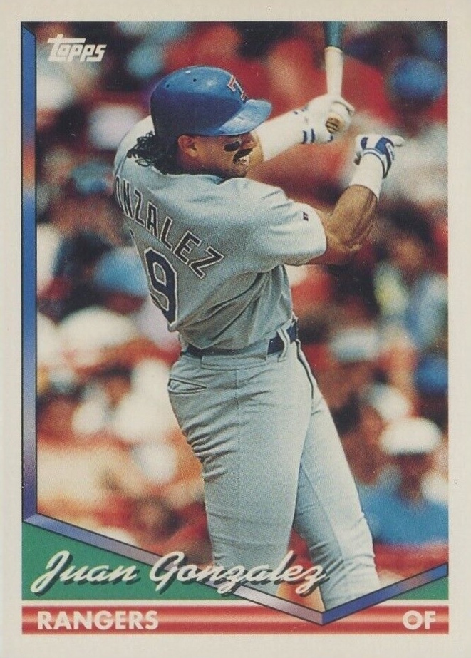 1994 Topps Juan Gonzalez #685 Baseball Card
