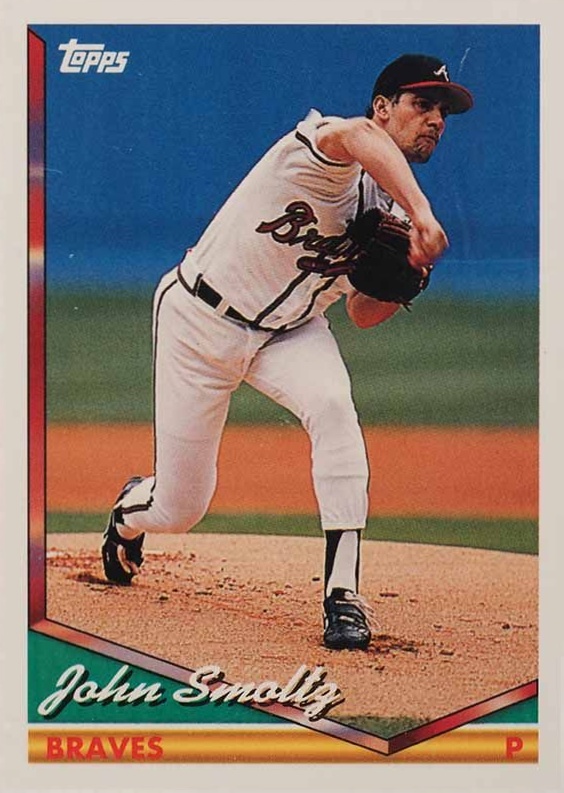 1994 Topps John Smoltz #687 Baseball Card