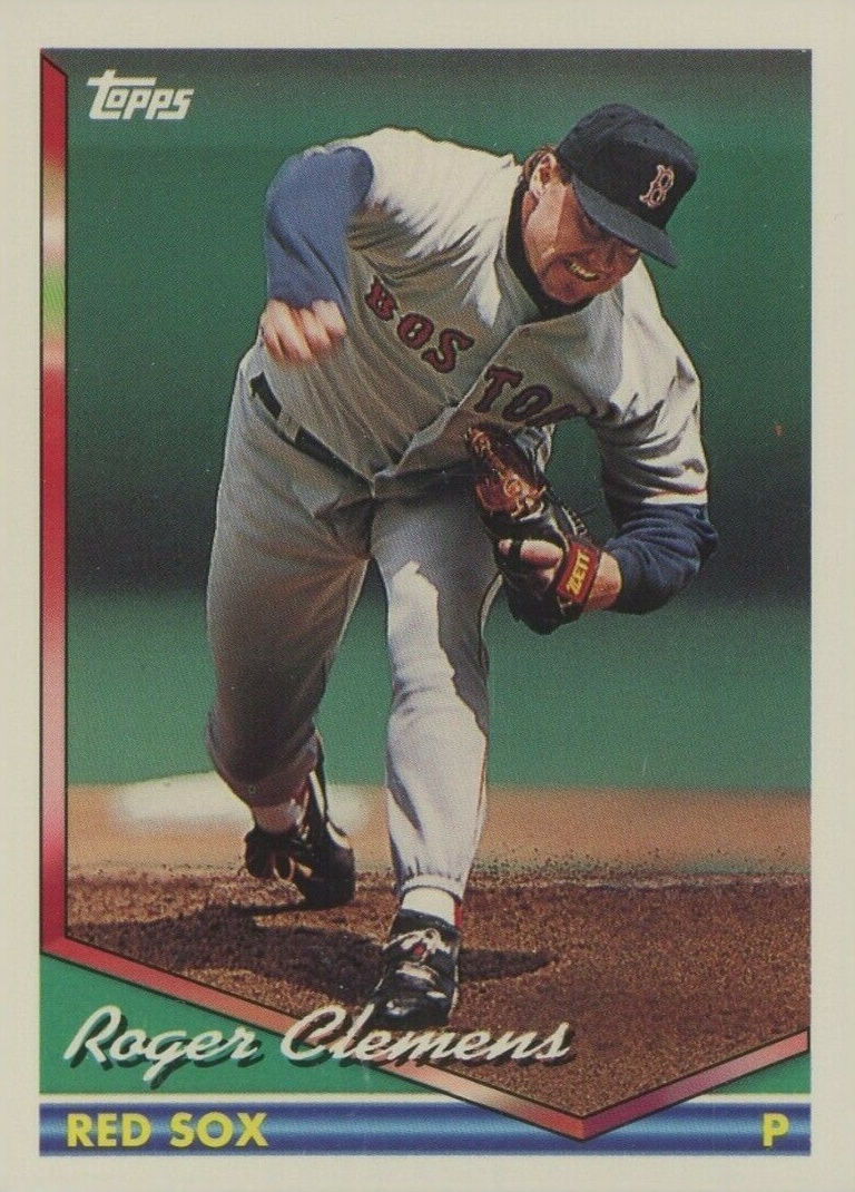 1994 Topps Roger Clemens #720 Baseball Card