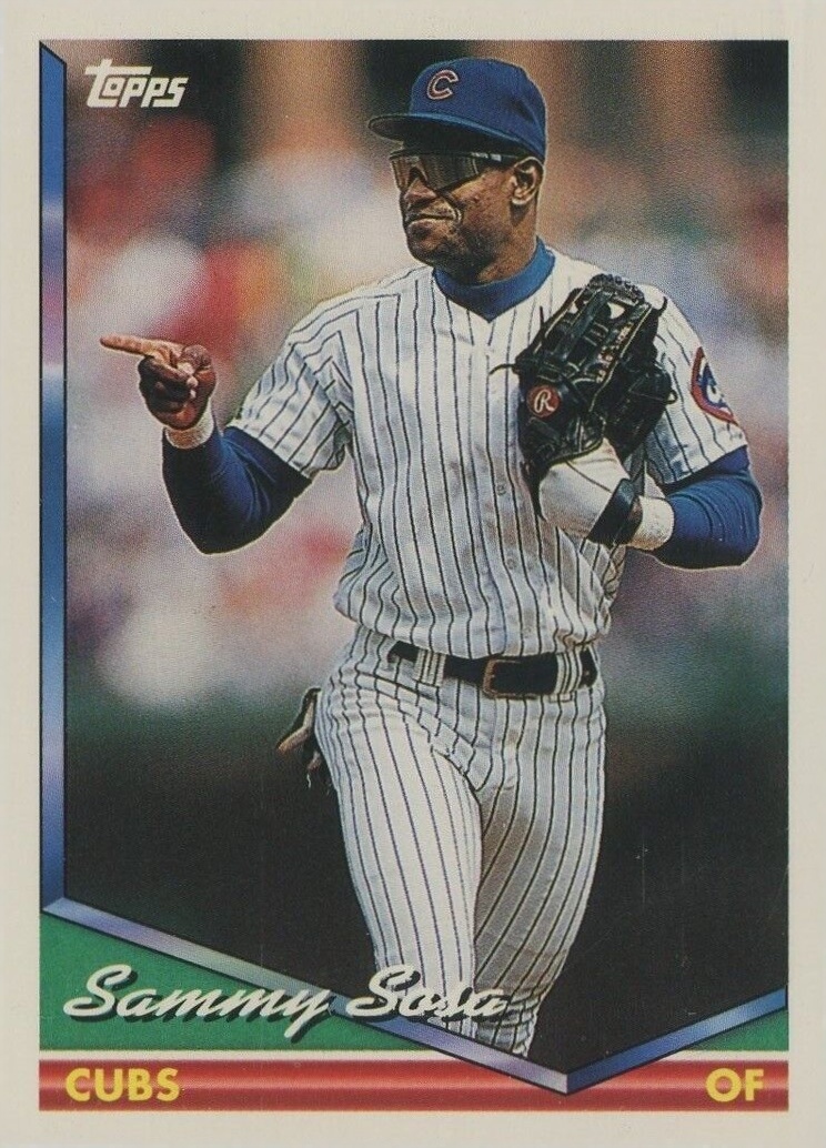 1994 Topps Sammy Sosa #725 Baseball Card