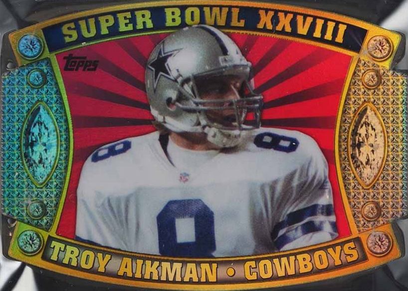 2011 Topps Super Bowl Legends Die-Cut Troy Aikman #SB-56 Football Card