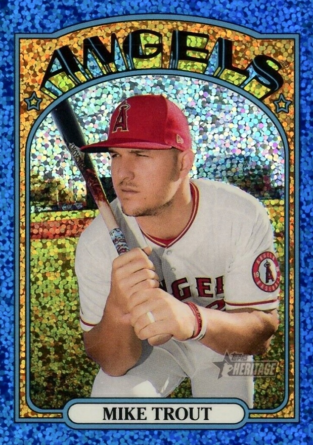 2021 Topps Heritage Mike Trout #169 Baseball Card