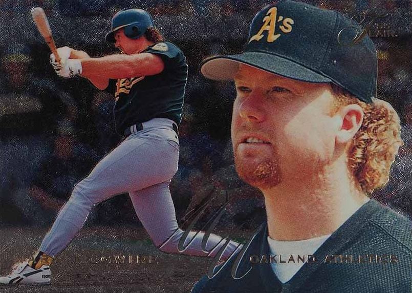 1995 Flair Mark McGwire #76 Baseball Card
