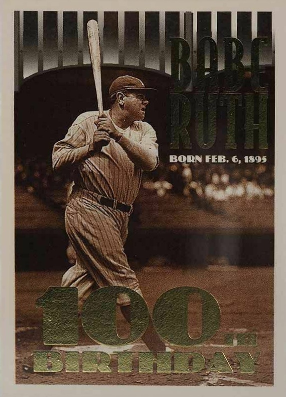 1995 Topps Babe Ruth #3 Baseball Card