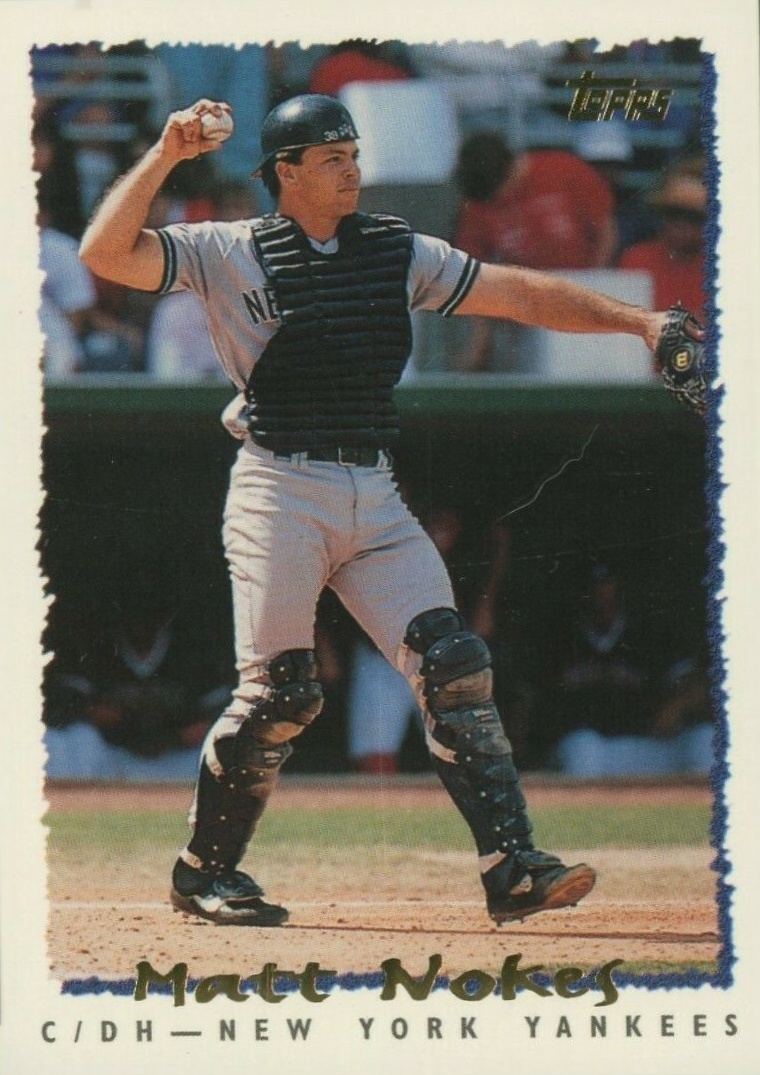 1995 Topps Matt Nokes #238 Baseball Card