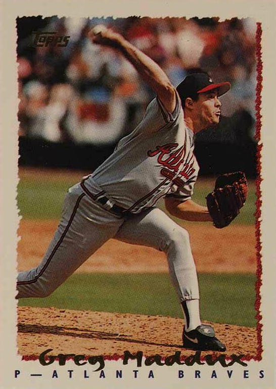 1995 Topps Greg Maddux #295 Baseball Card