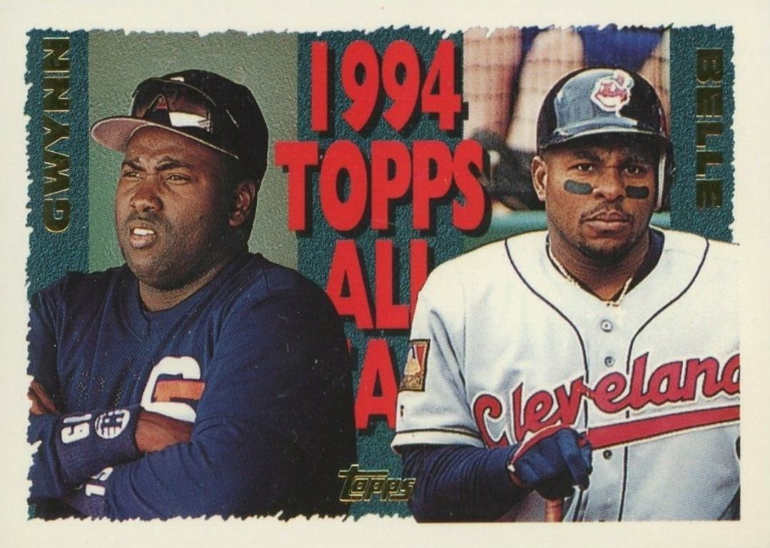 1995 Topps Tony Gwynn/Albert Belle #389 Baseball Card