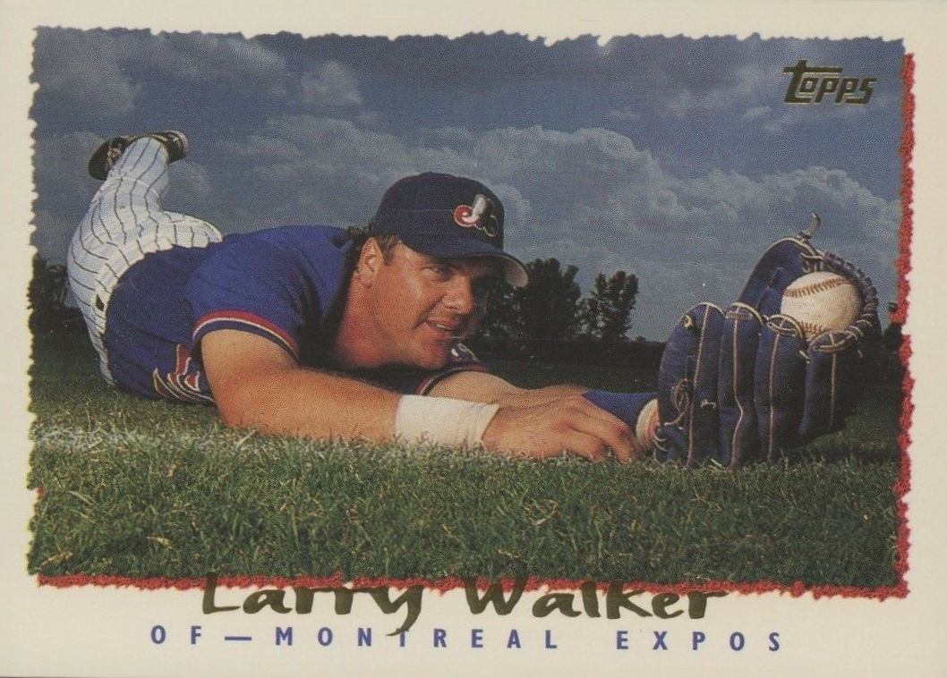 1995 Topps Larry Walker #422 Baseball Card