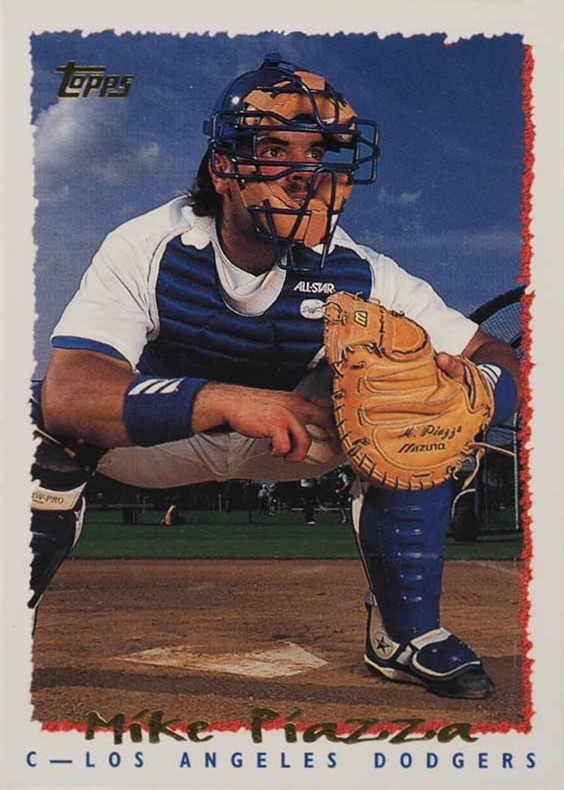 1995 Topps Mike Piazza #466 Baseball Card