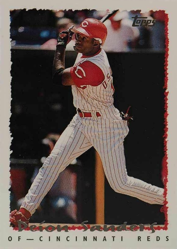 1995 Topps Deion Sanders #508 Baseball Card