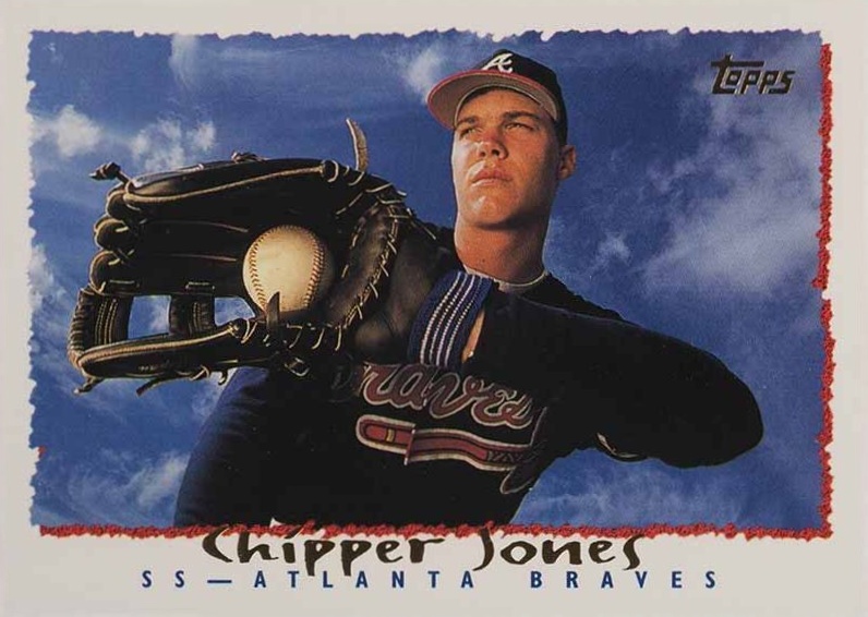 1995 Topps Chipper Jones #535 Baseball Card