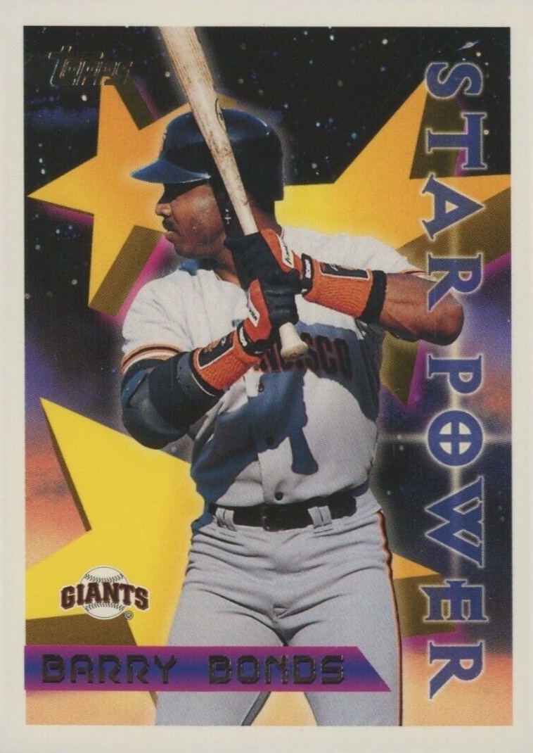 1996 Topps Barry Bonds #10 Baseball Card