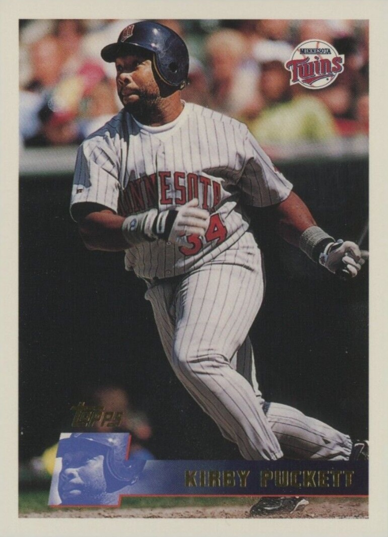 1996 Topps Kirby Puckett #50 Baseball Card