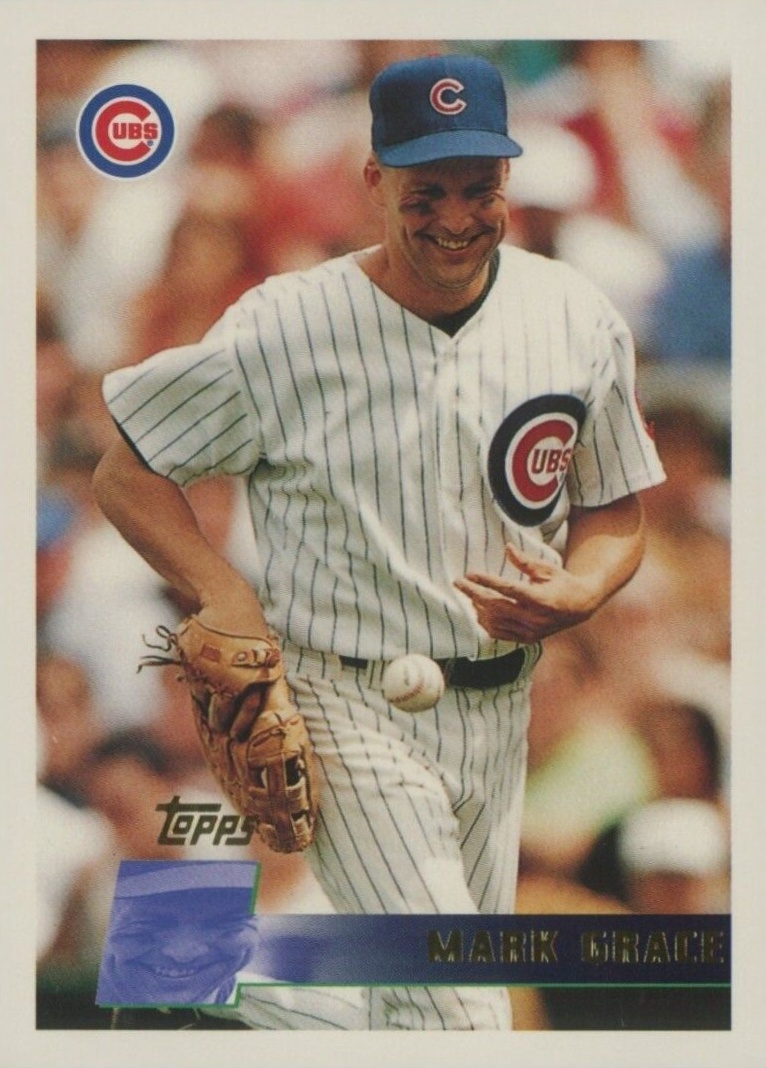 1996 Topps Mark Grace #55 Baseball Card