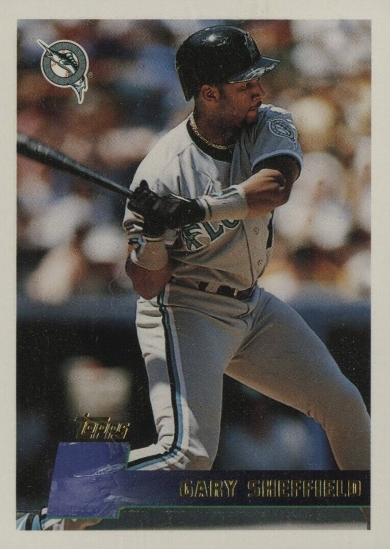 1996 Topps Gary Sheffield #80 Baseball Card