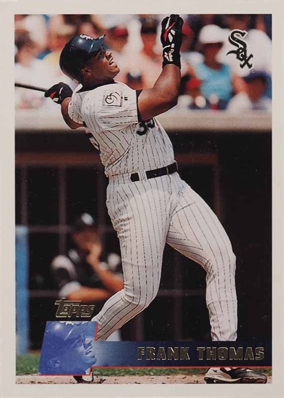 1996 Topps Frank Thomas #100 Baseball Card