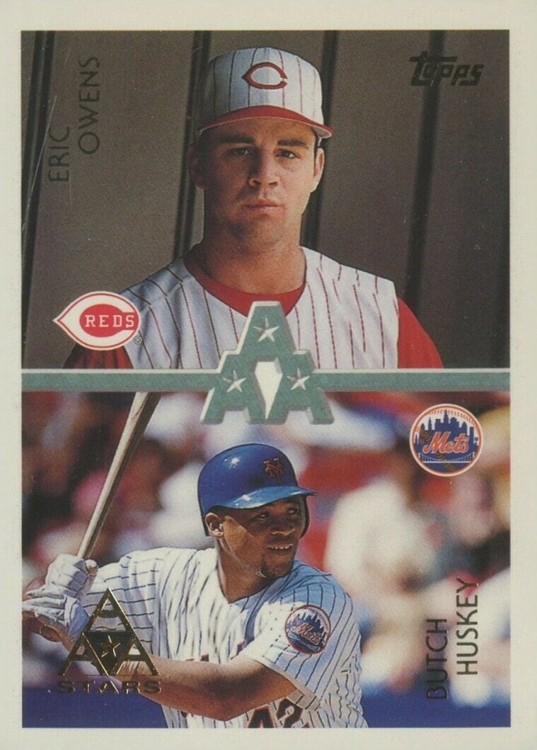 1996 Topps Butch Huskey/Eric Owens #104 Baseball Card