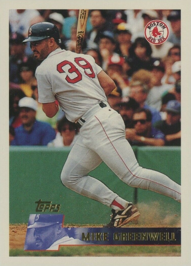 Mike Greenwell 1997 Topps #123 Boston Red Sox Baseball Card