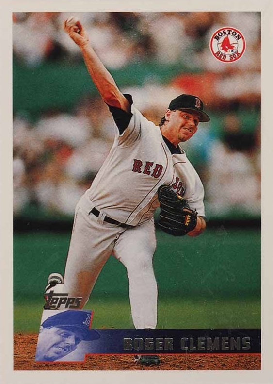 1996 Topps Roger Clemens #197 Baseball Card
