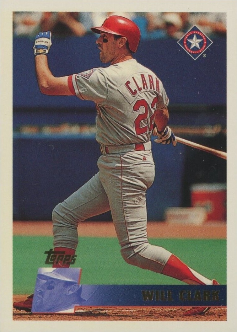1996 Topps Will Clark #299 Baseball Card