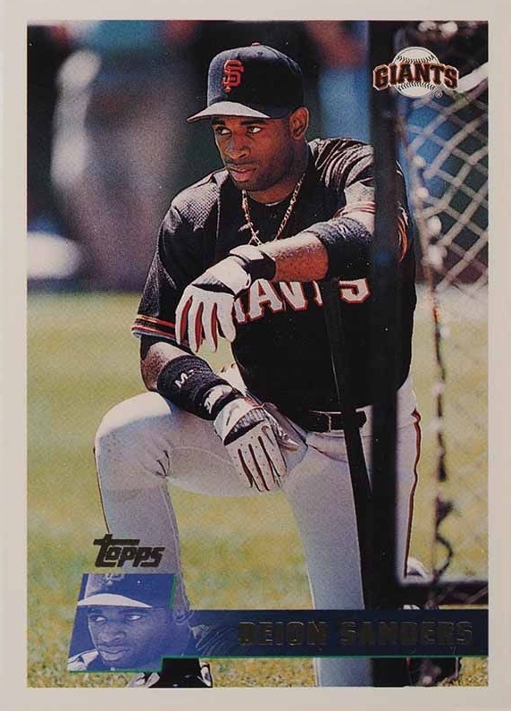 1996 Topps Deion Sanders #315 Baseball Card