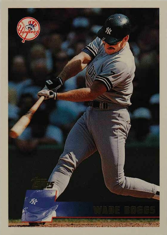 1996 Topps Wade Boggs #323 Baseball Card