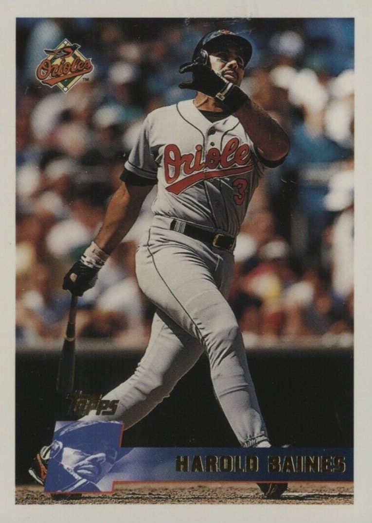 1996 Topps Harold Baines #357 Baseball Card