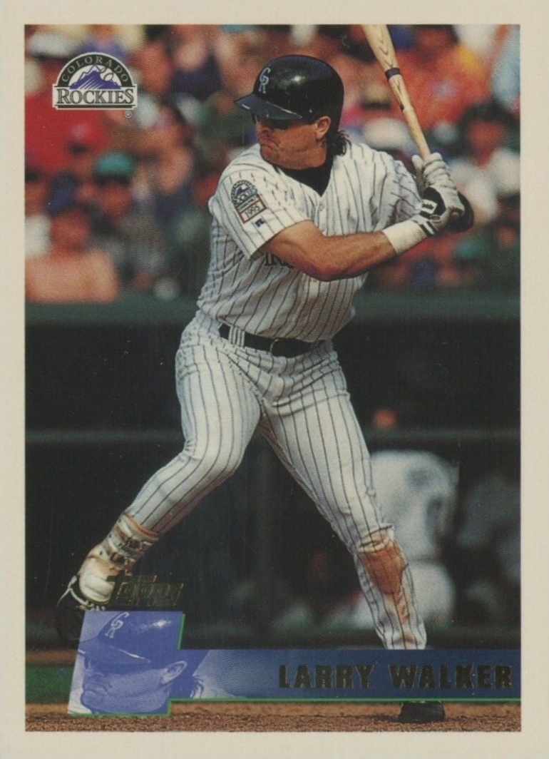 1996 Topps Larry Walker #363 Baseball Card