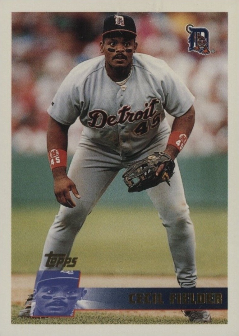 1996 Topps Cecil Fielder #393 Baseball Card