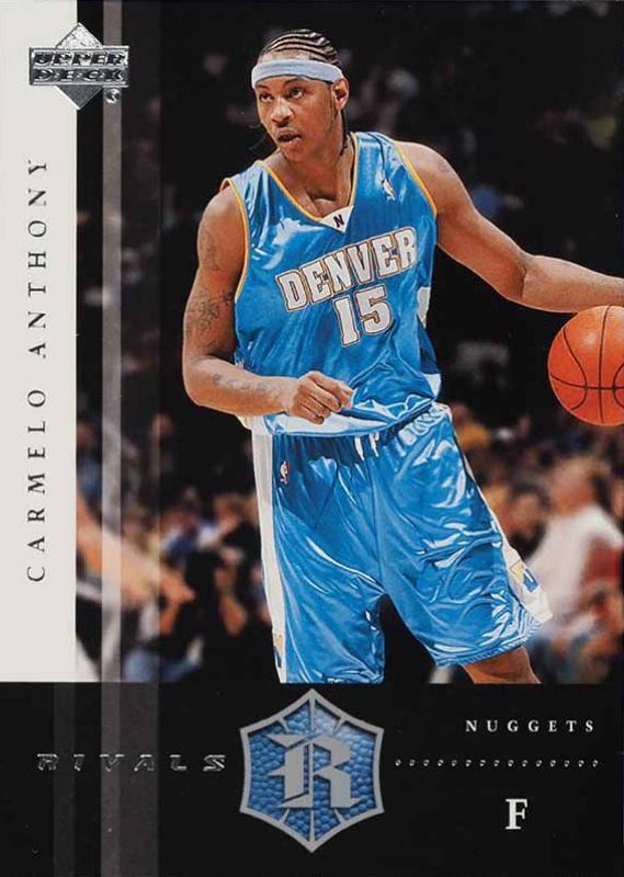 2004 Upper Deck Rivals Carmelo Anthony #21 Basketball Card