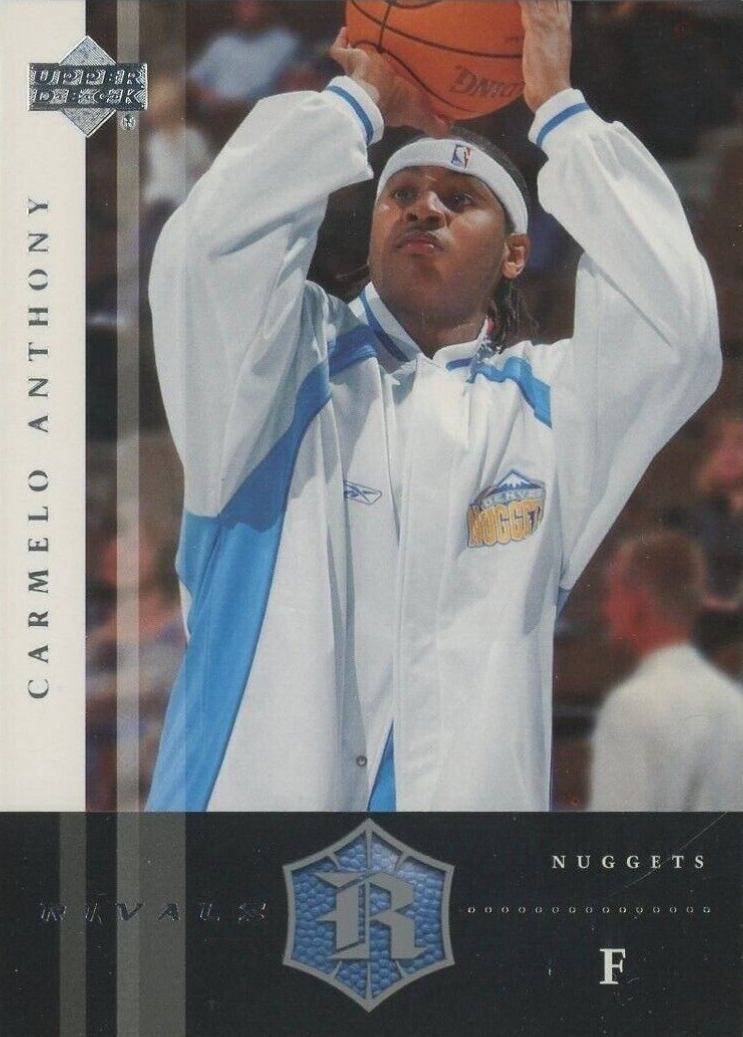 2004 Upper Deck Rivals Carmelo Anthony #15 Basketball Card