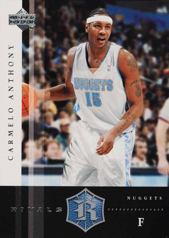 2004 Upper Deck Rivals Carmelo Anthony #19 Basketball Card