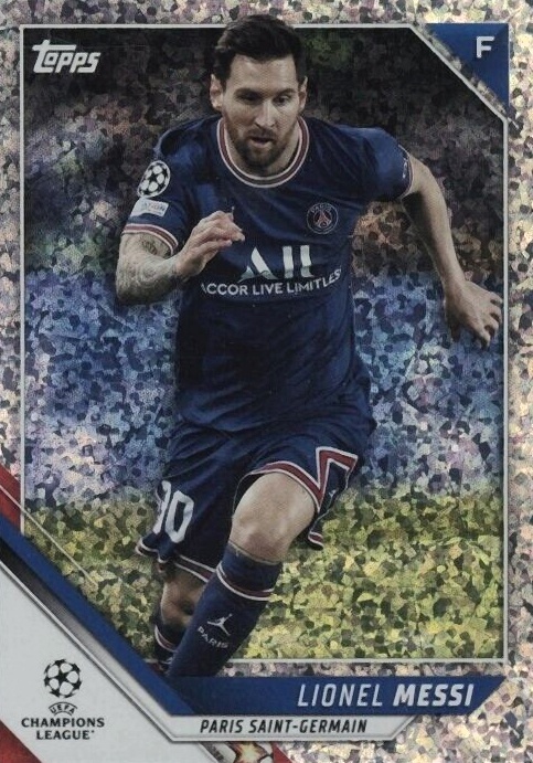 2021 Topps UEFA Champions League Lionel Messi #10 Soccer Card