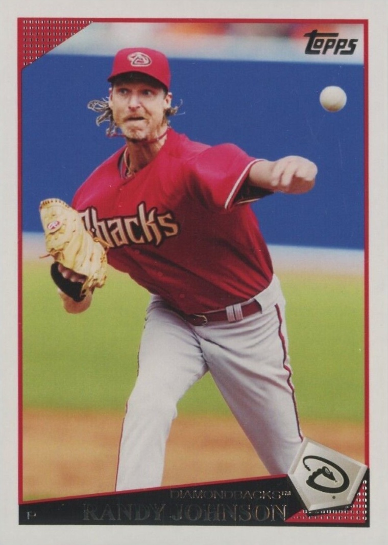 2009 Topps Randy Johnson #185 Baseball Card