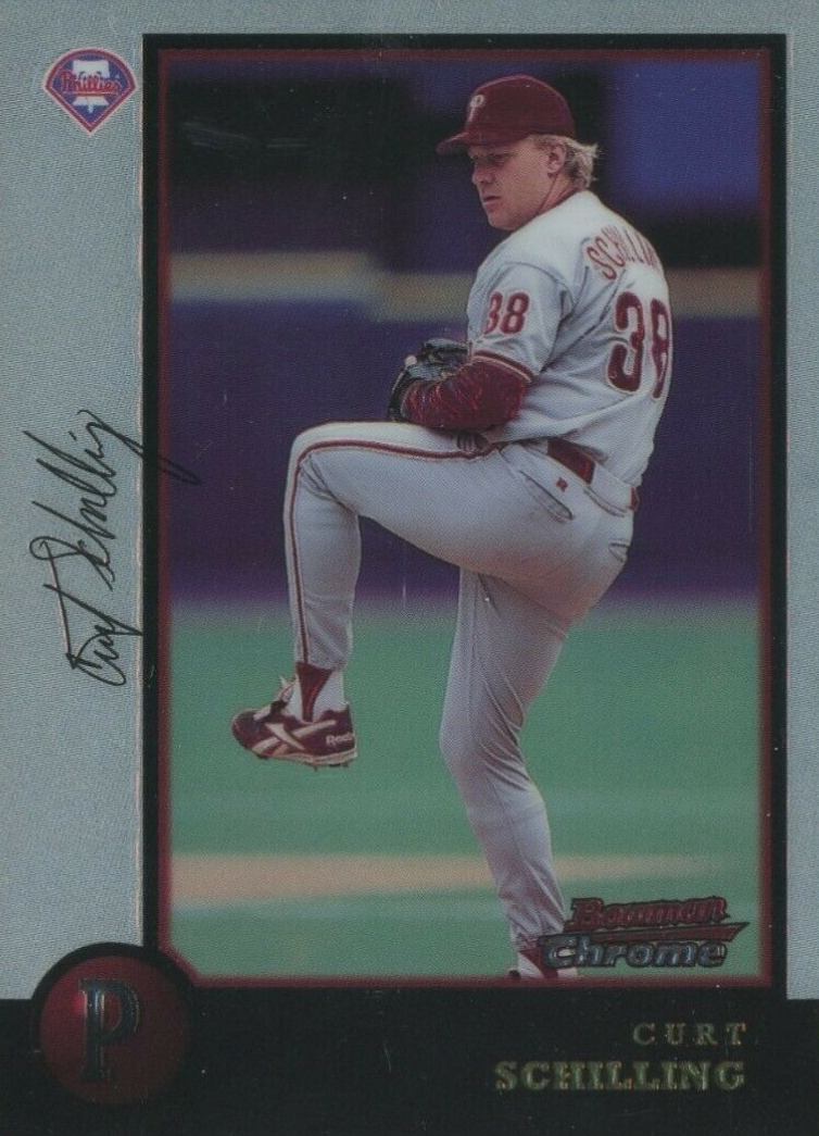 1998 Bowman Chrome Curt Schilling #51 Baseball Card