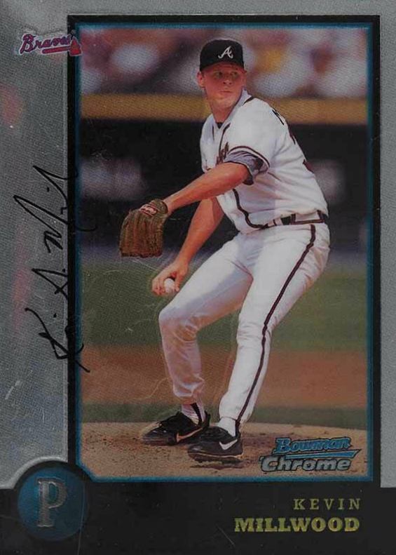 1998 Bowman Chrome Kevin Millwood #91 Baseball Card