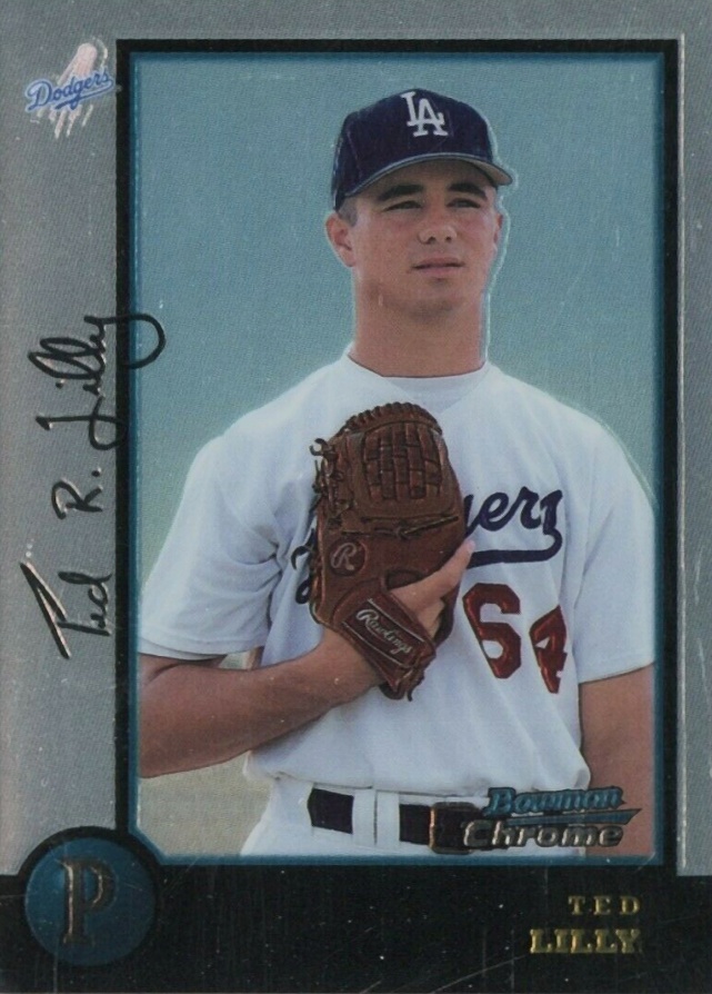 1998 Bowman Chrome Ted Lilly #183 Baseball Card