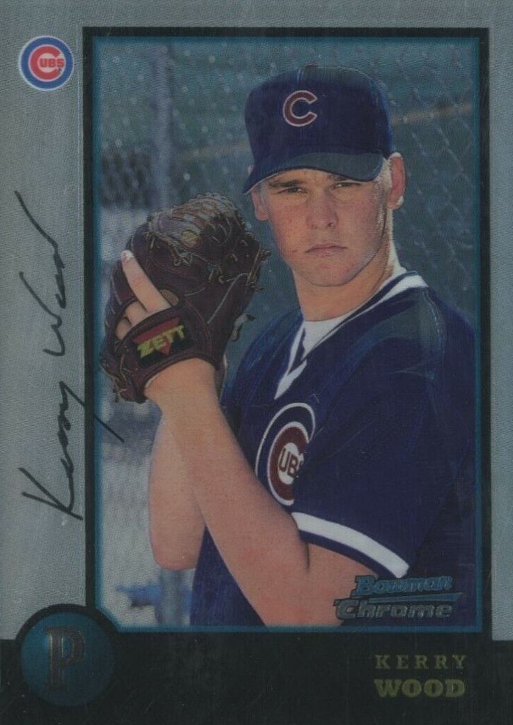 1998 Bowman Chrome Kerry Wood #213 Baseball Card